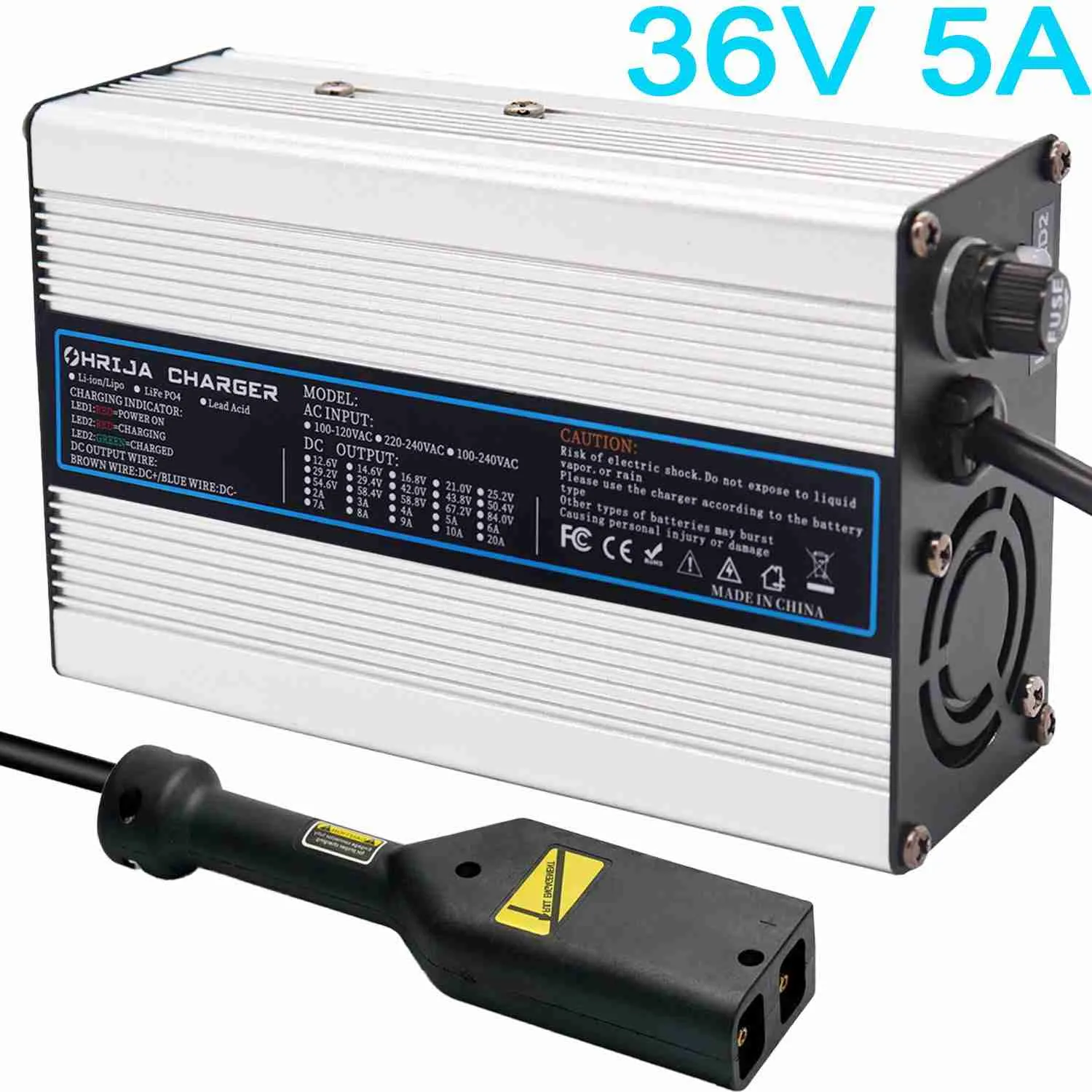 3. OHRIJA 36 Volt 5A Golfkar Acculader