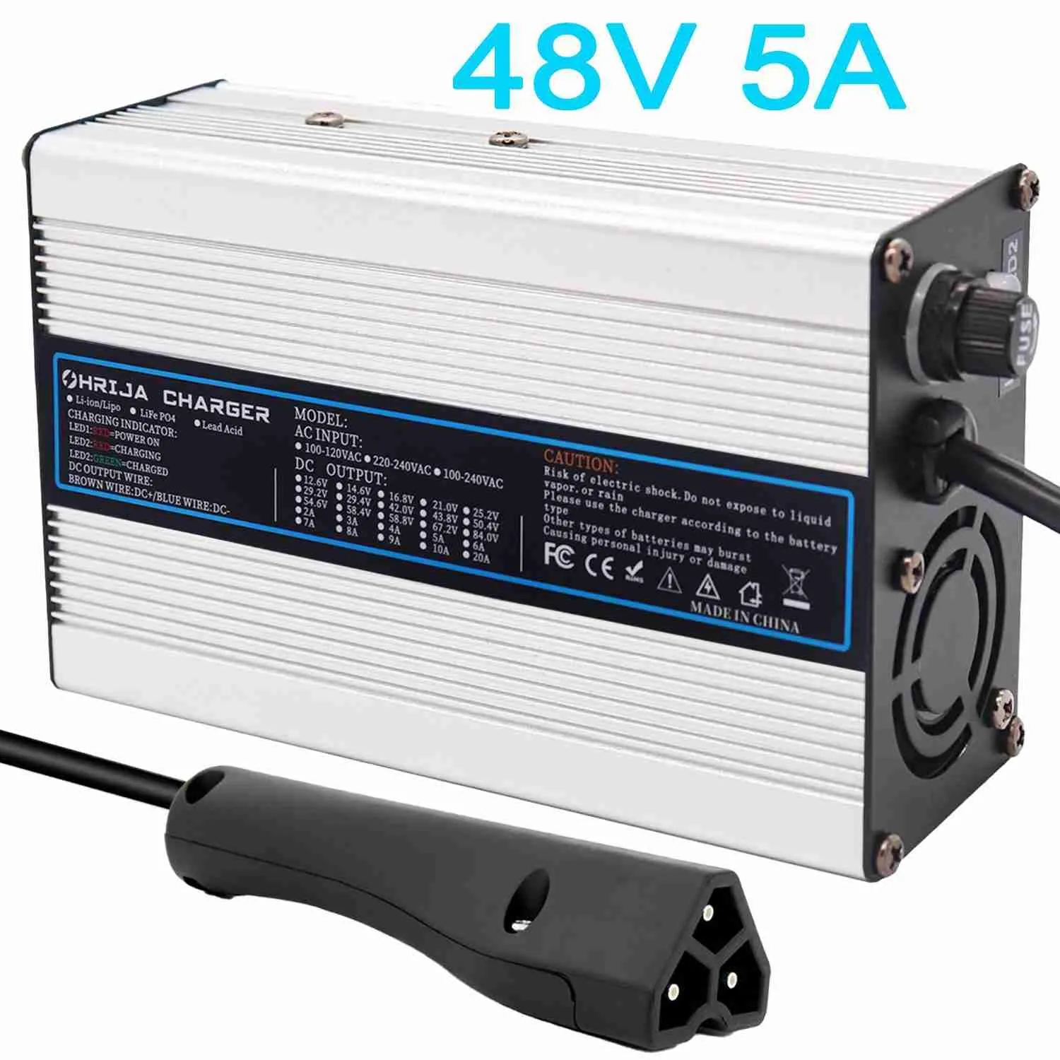 The 8 Best Battery Chargers for EZGO Golf Cart: Expert Industry Review 3 2. OHRIJA 48V Smart Golf Cart Charger (48V 5A)