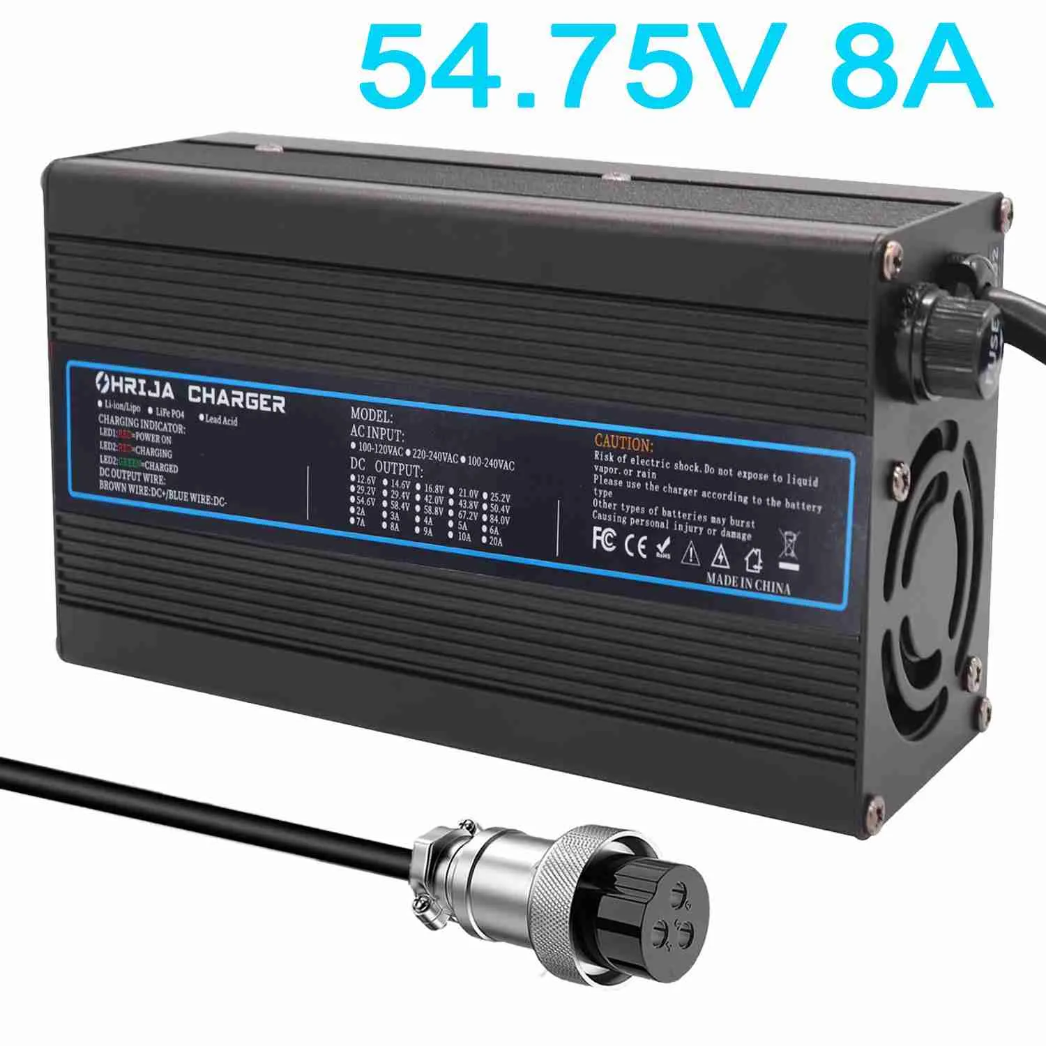 2. OHRIJA E-Bike-Ladegerät 54,75V 10A (HRH600)