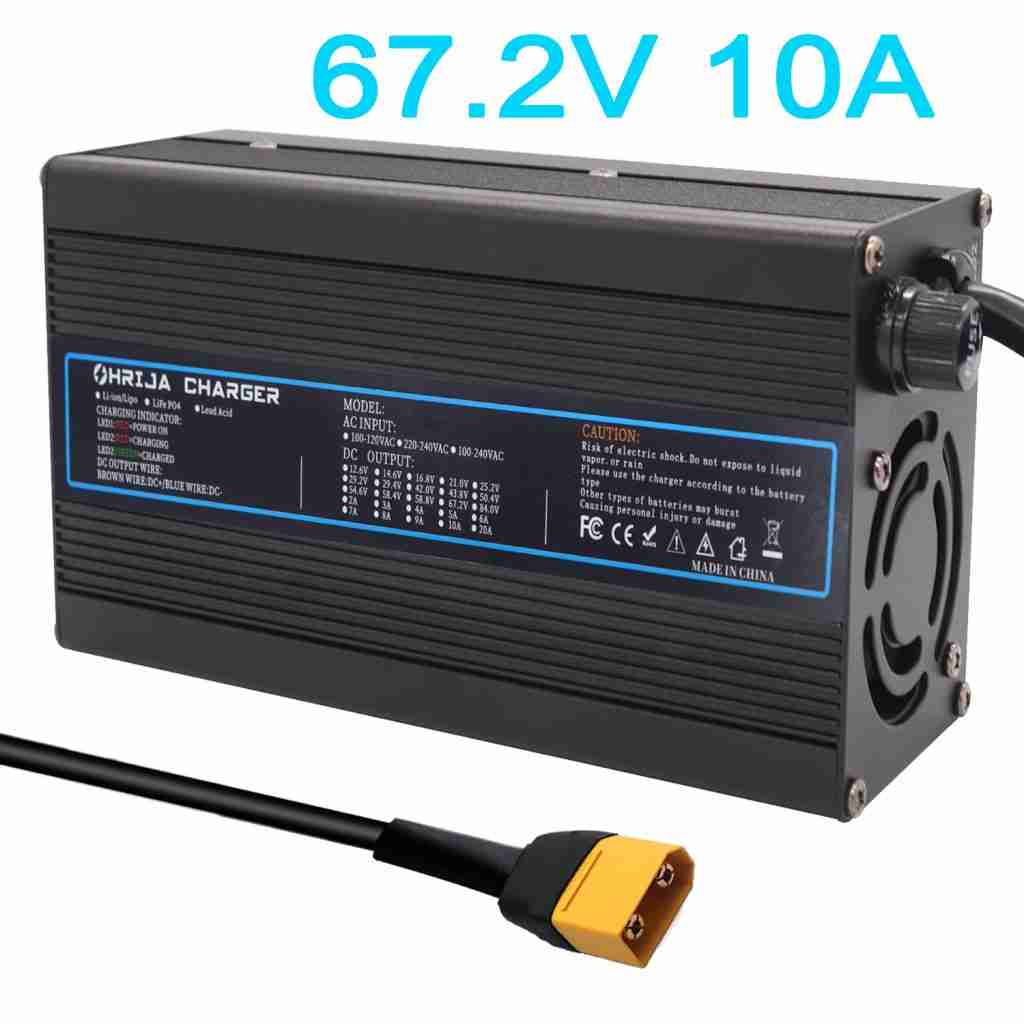 8 Best Portable Battery Charger for Electric Scooter Models in 2026 3 2. OHRIJA 67.2V 10A E-Scooter Charger (Best for High-Performance 60V Models)