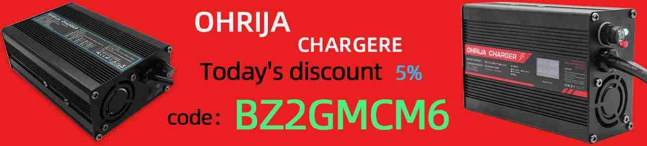 5% codice sconto Ohrija Charger