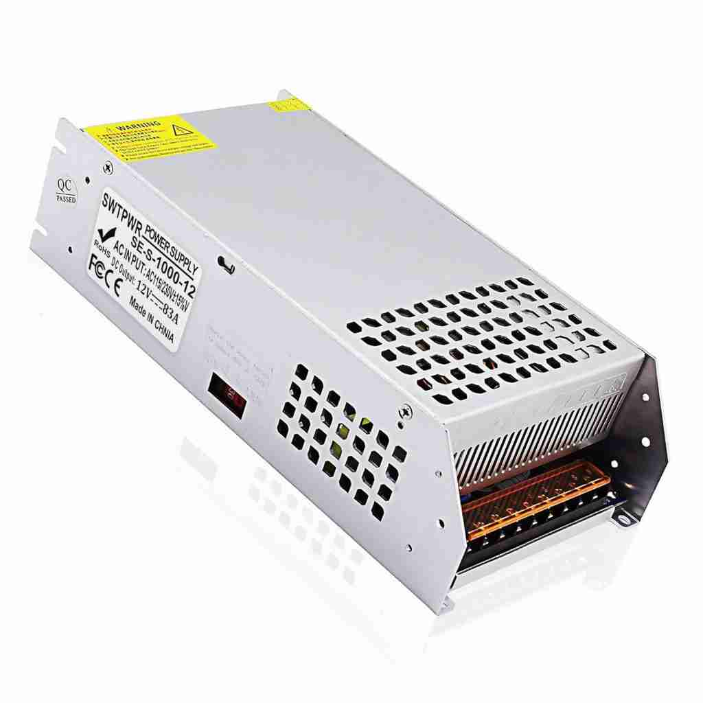 How Much Does It Cost to Charge a Golf Cart With a Lithium Battery in 2026? 4 12V Power Supply 12V 83A 1000W AC to DC Converter 110V/120V to 12V Transformer LED Driver Smart Cooling Fan Designed for LED Strip CCTV and Car Devices