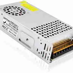 Alimentatore CC 36 V 13 A 480 W, convertitore da CA a CC, adattatore di alimentazione da 110 V a 36 V, trasformatore da 36 V progettato per luci a LED, autoradio, elettronica automobilistica, apparecchiature industriali (36 V-13 A-480 W, 36 V)