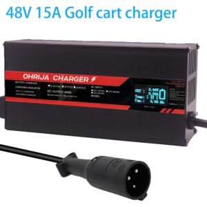 OHRIJA 48V 15A Golf Cart Chargers 48v Lead Acid battery charger Power Drive Golf Cart Chargers