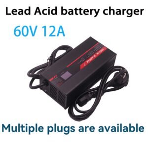 El cargador de baterías OHRIJA 60V Plomo-ácido 60V 12A lo hace adecuado para cargadores de plomo-ácido 5S 12V