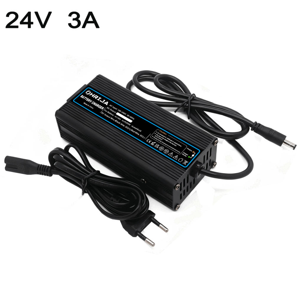 Do All Electric Bikes Use the Same Charger? (2026 Expert Guide) 5 OHRIJA 24V 3A Aluminum Alloy Lithium Battery Charger for 24V Lead-acid AGM Battery