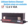 OHRIJA 12v lithium ion battery charger 12.6V 40A charger makes it suitable for  3S 12V Li-ion Battery Chargers