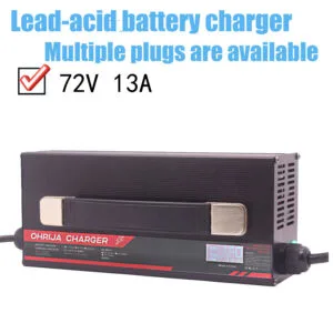 Caricabatterie per batterie al piombo OHRIJA 72V 13A, adatto per batterie al piombo 6S 82.8V