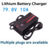 OHRIJA 79.8V lithium ion battery charger 79.8V 10A charger makes it suitable for 19S 70.3V Li-ion Battery Chargers