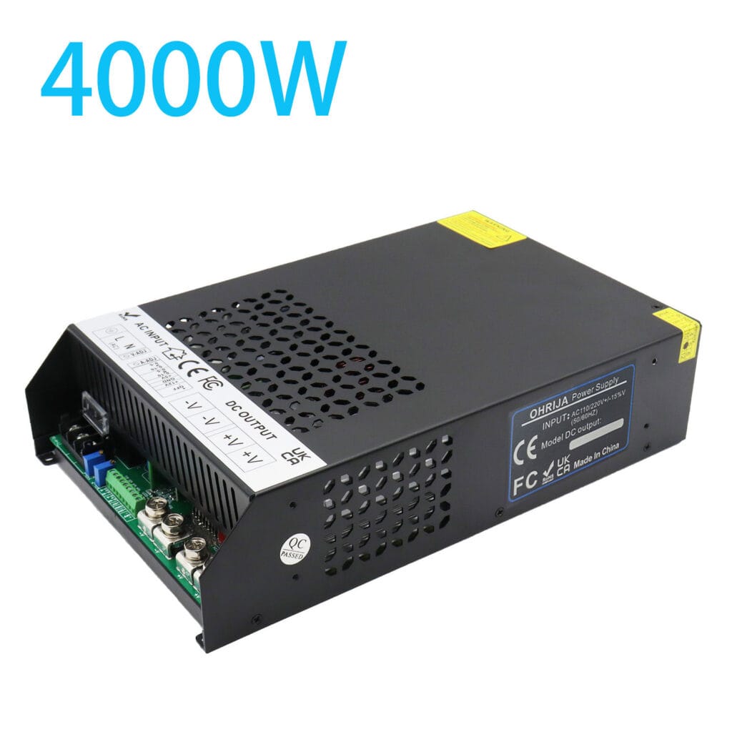 SE‑4000 Series 4000W High Power AC‑DC Switching Power Supply | AC185‑265V Input, Multiple DC Output 12V 24V 36V 48V 60V 72V 80‑120V & Custom Voltage For Industrial Equipment