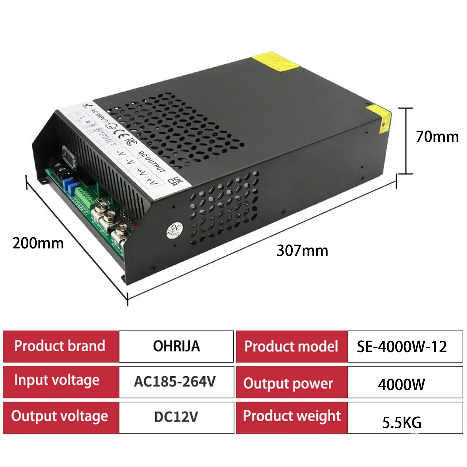 4000 W di potenza1