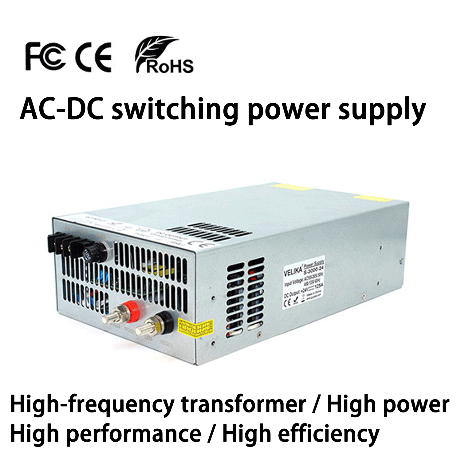 SE‑3000 Series 3000W High Power AC‑DC Switching Power Supply | AC185‑265V Input, Multiple DC Output 12V 24V 36V 48V 60V 72V 80‑120V & Custom Voltage For Industrial Equipment 2 未标题 1